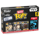 Funko Star Wars Bitty POP Luke Skywalker Series 4 Pack Set - Radar Toys