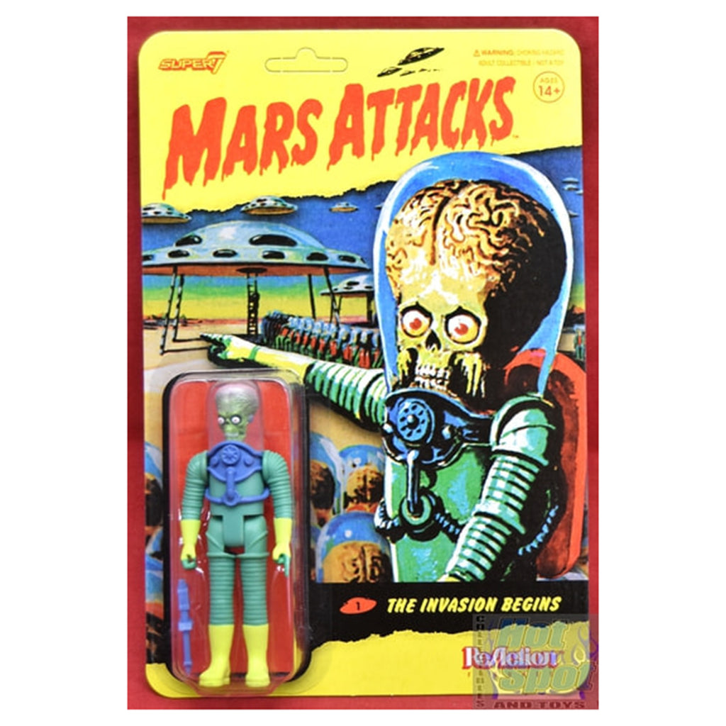 Super7 Mars Attacks The Invasion Begins Reaction Figure