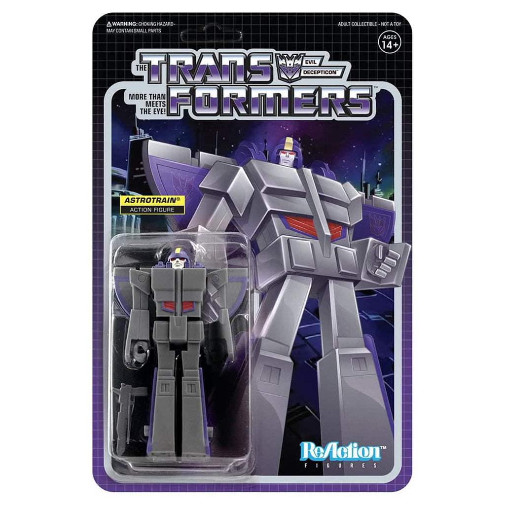 Super7 Transformers Astrotrain Reaction Figure