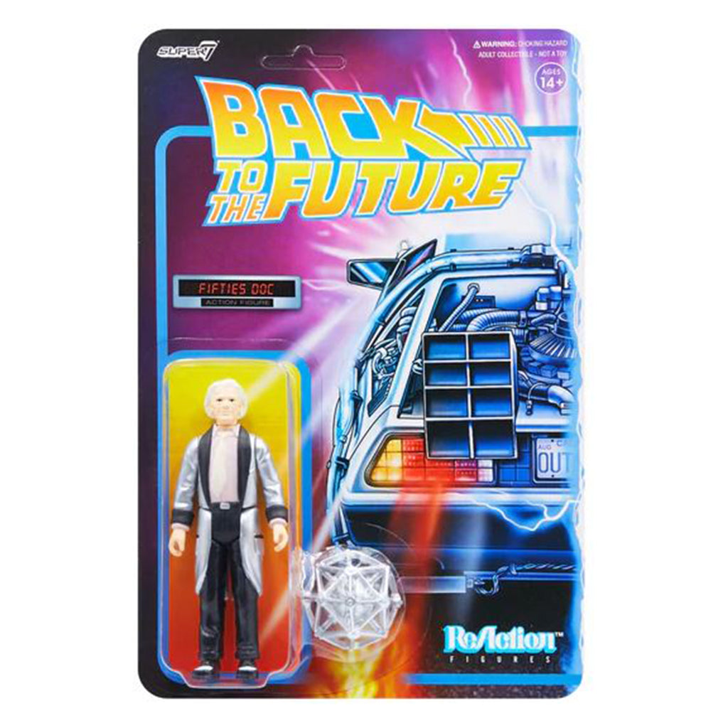 Super7 Back To The Future Fifties Doc Reaction Figure