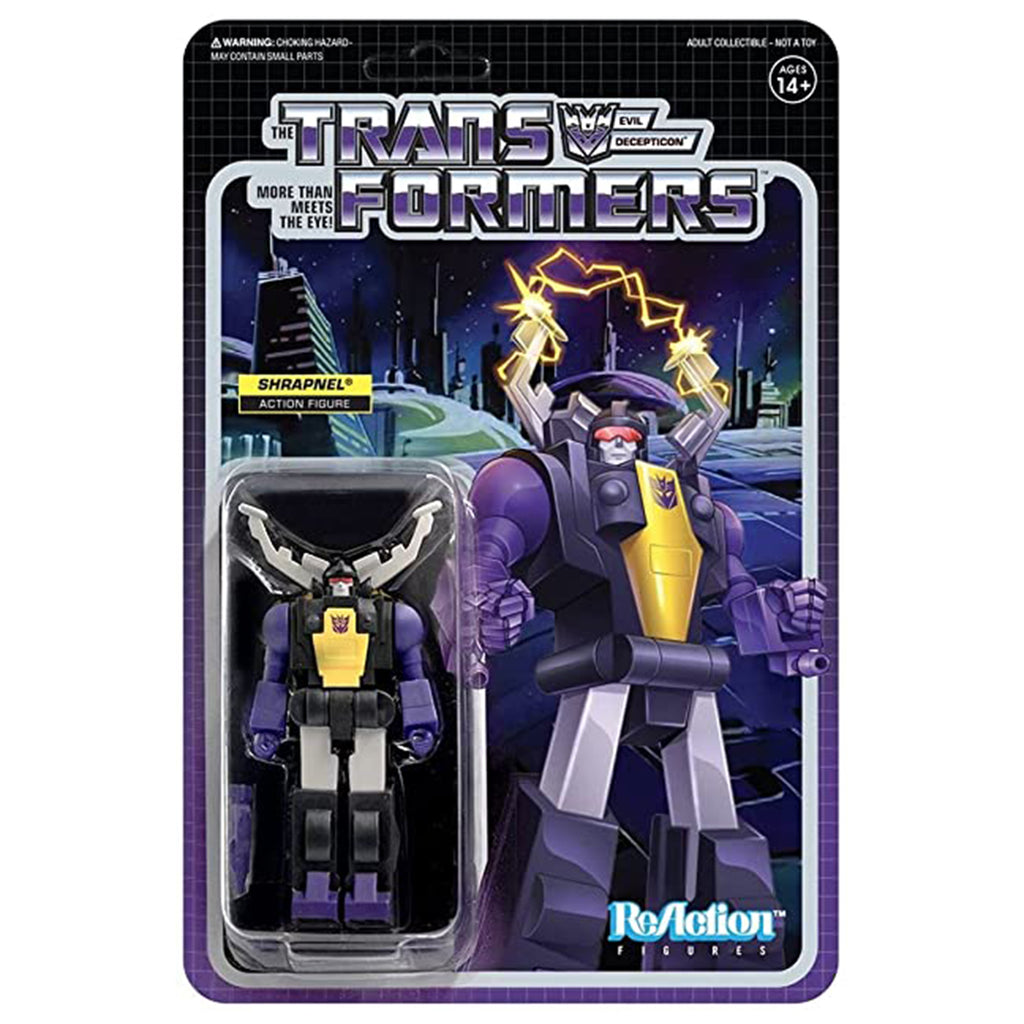 Super7 Transformers Shrapnel Reaction Figure - Radar Toys