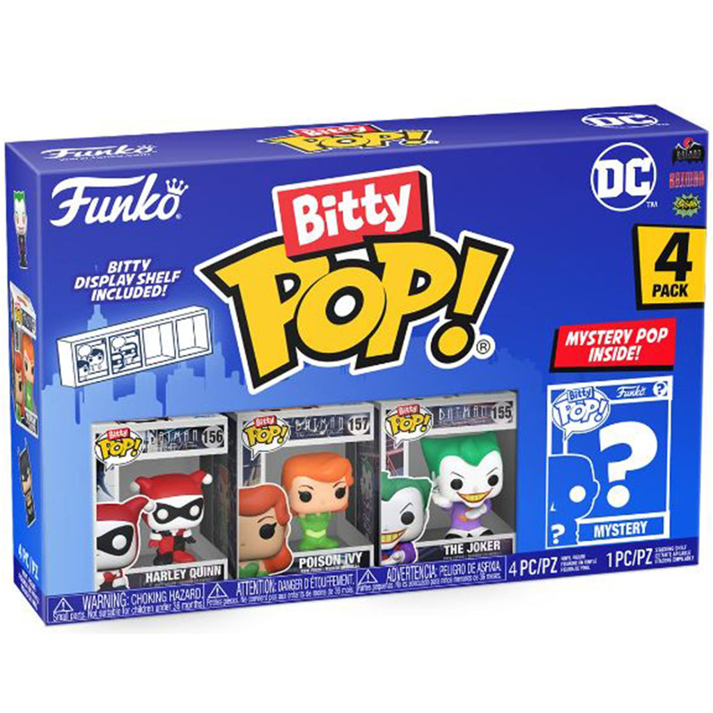 Funko DC Bitty POP Harley Quinn 4 Pack Set - Radar Toys