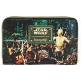 Loungefly Star Wars Scenes Return Of The Jedi Zip Around Wallet - Radar Toys