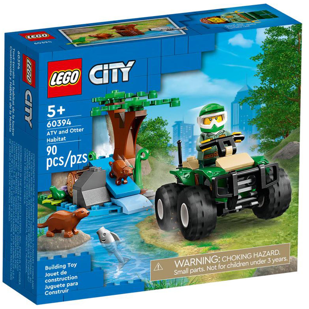 LEGO® City ATV And Otter Habitat Building Set 60394