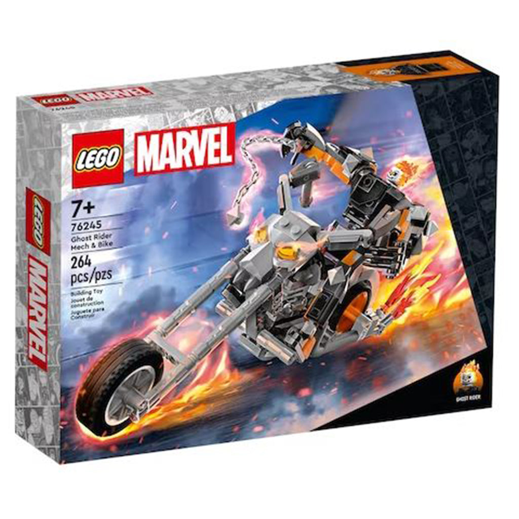 LEGO® Marvel Ghost Rider Mech And Bike Building Set 76245