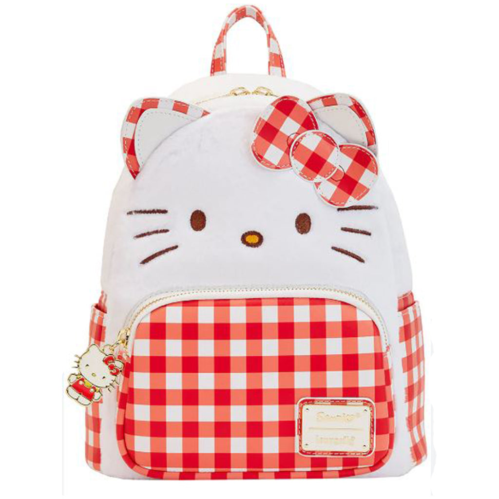 Loungefly Sanrio Hello Kitty Gingham Cosplay Mini Backpack