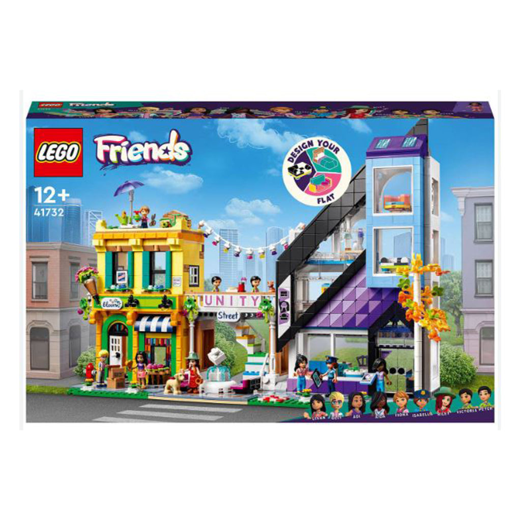 LEGO® Friends Downtown Flower And Design Stores Building Set 41732 - Radar Toys