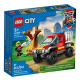 LEGO® City 4x4 Fire Truck Rescue Building Set 60393 - Radar Toys