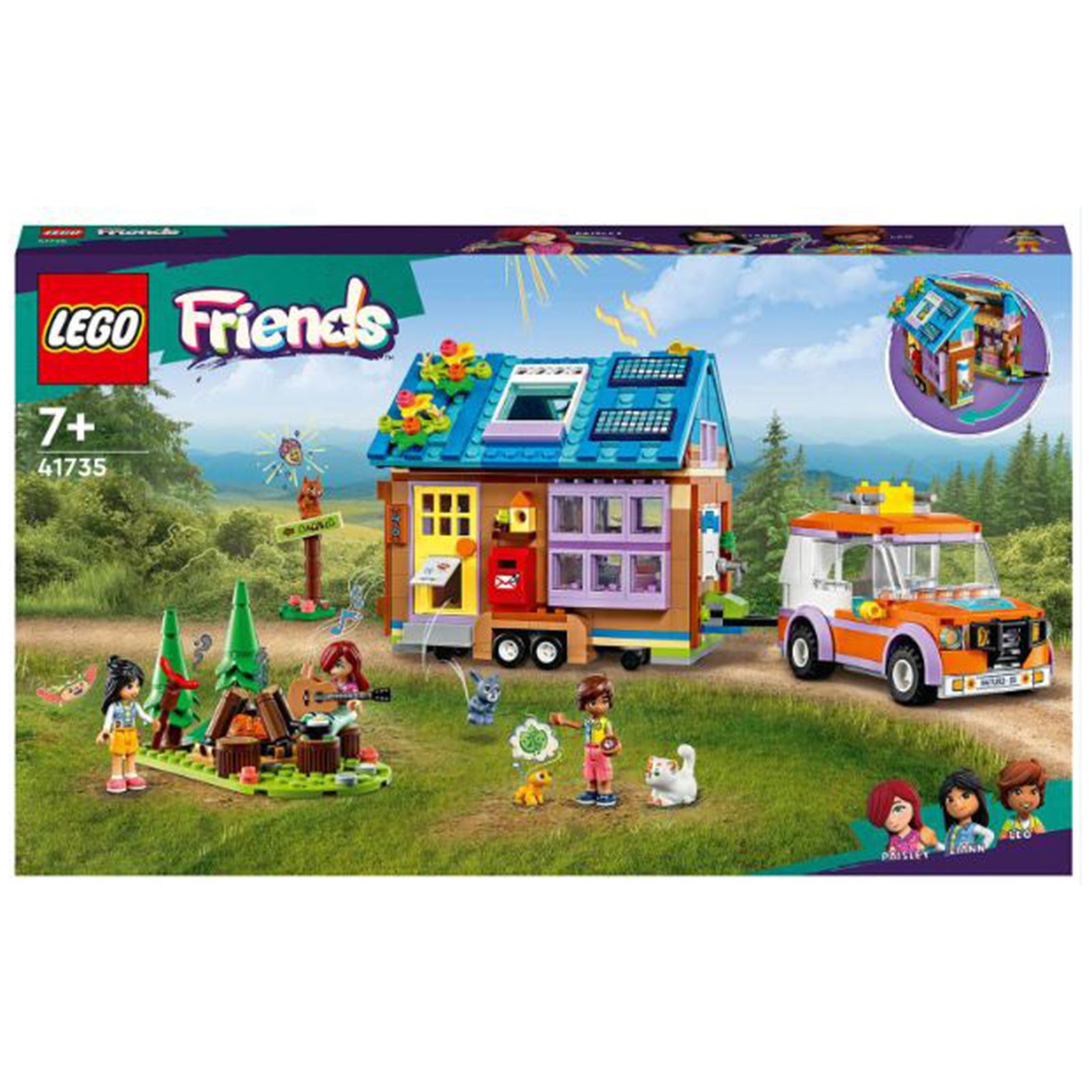 rabat afskaffe Udholdenhed LEGO® Friends Mobile Tiny House Building Set 41735| Radar Toys