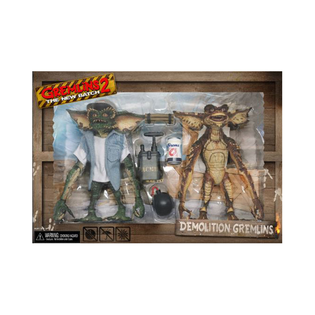 NECA Gremlins 2 The New Batch Demolition Gremlins 7 Inch Action Figure Set