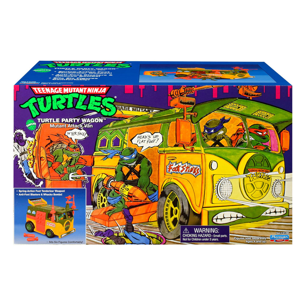 Playmates Teenage Mutant Ninja Turtles Party Wagon Van Set