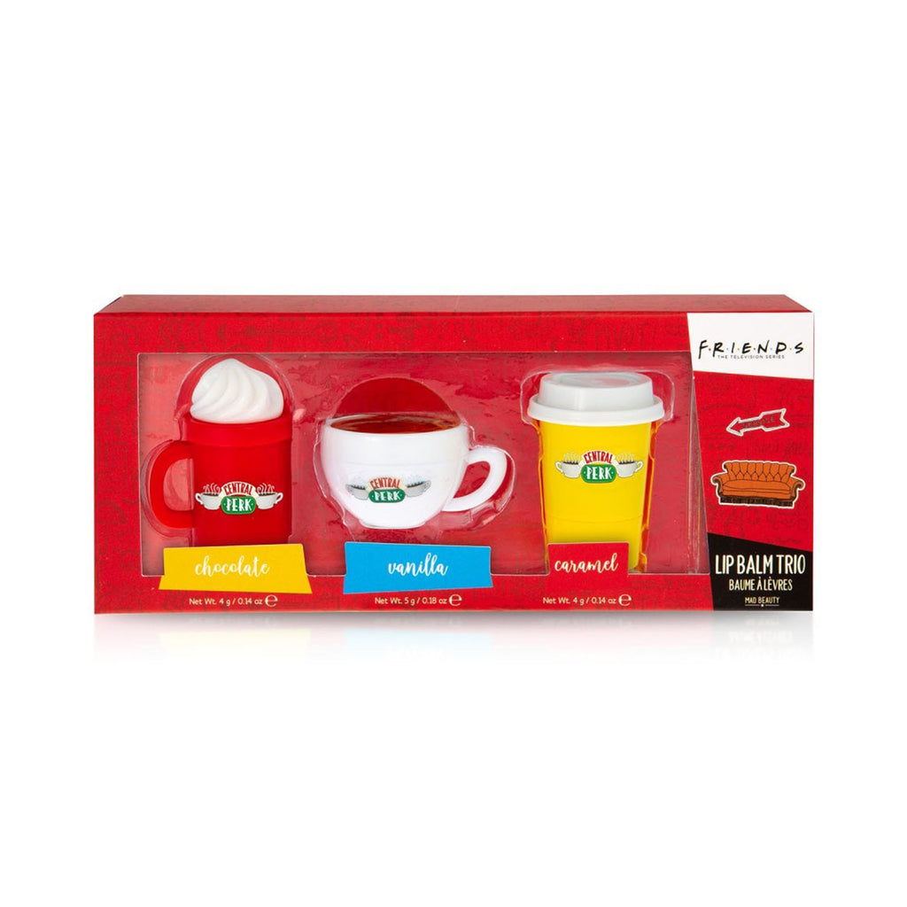 Mad Beauty Warner Friends Coffee Lip Balm Trio Set