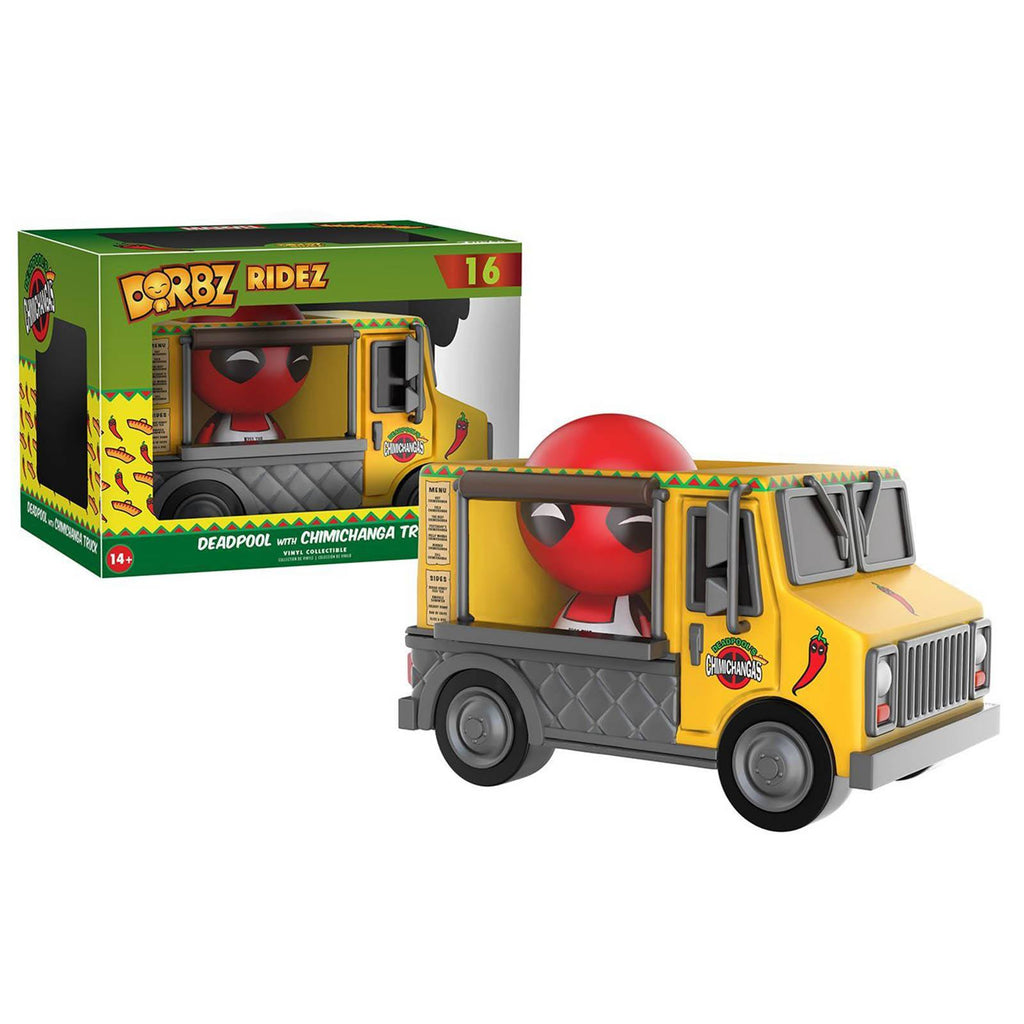 Funko Marvel Dorbz Deadpool With Chimichanga Truck Vinyl Figure