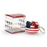 Kidrobot Hello Kitty Team USA Vinyl Blind Keychain Figure - Radar Toys