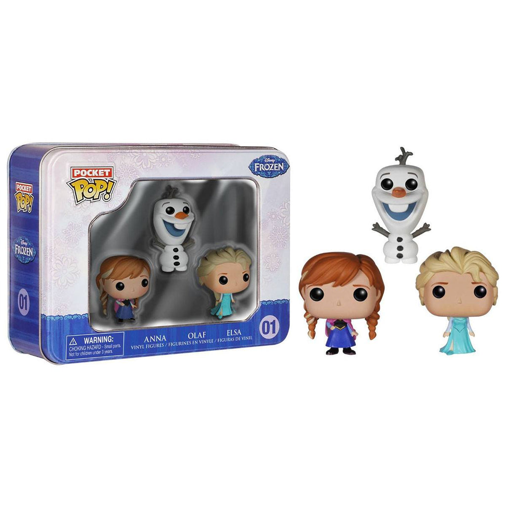 Disney Fozen Pocket POP 3 Pack Vinyl Figures