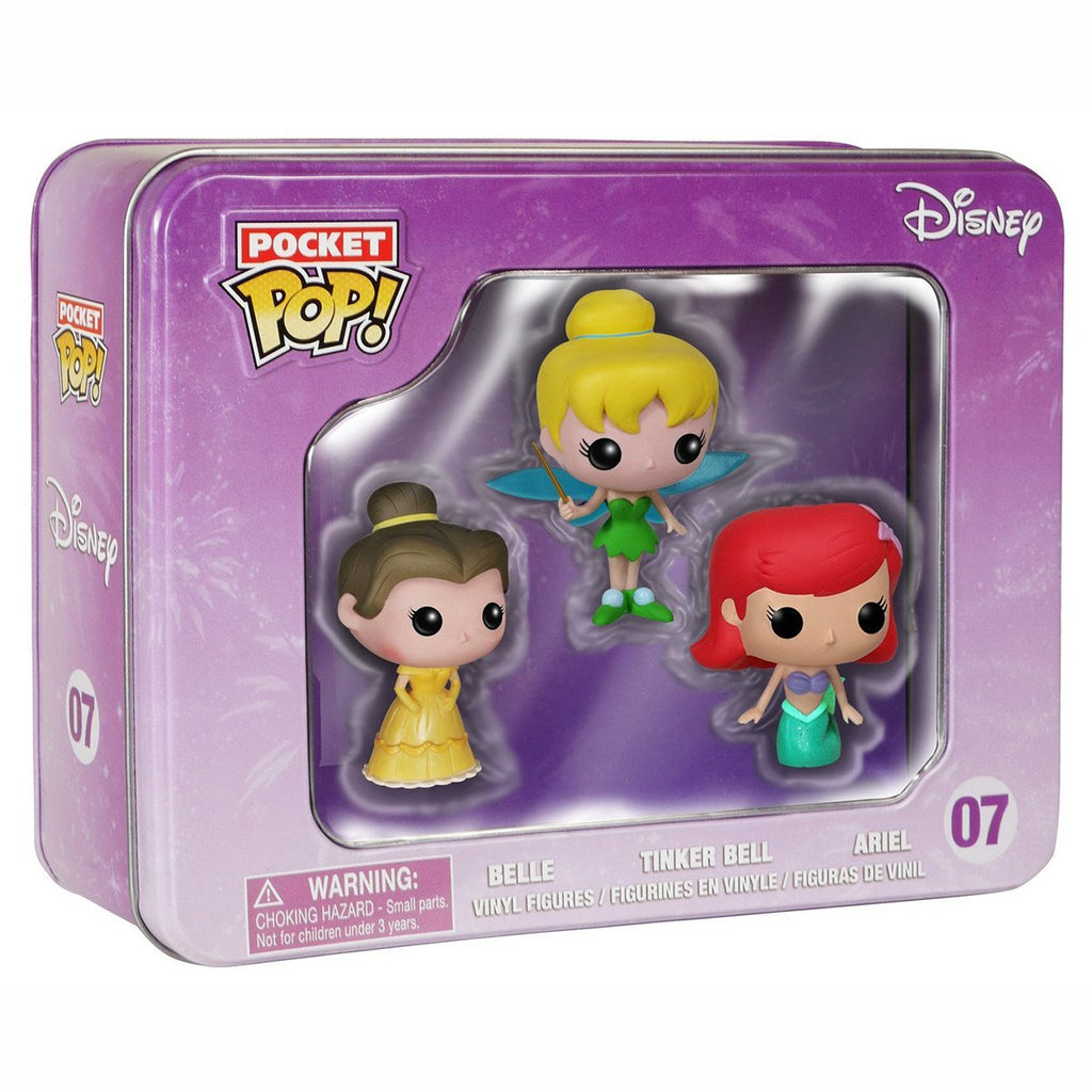 Disney Pocket POP 3 Pack Princesses Vinyl Figures