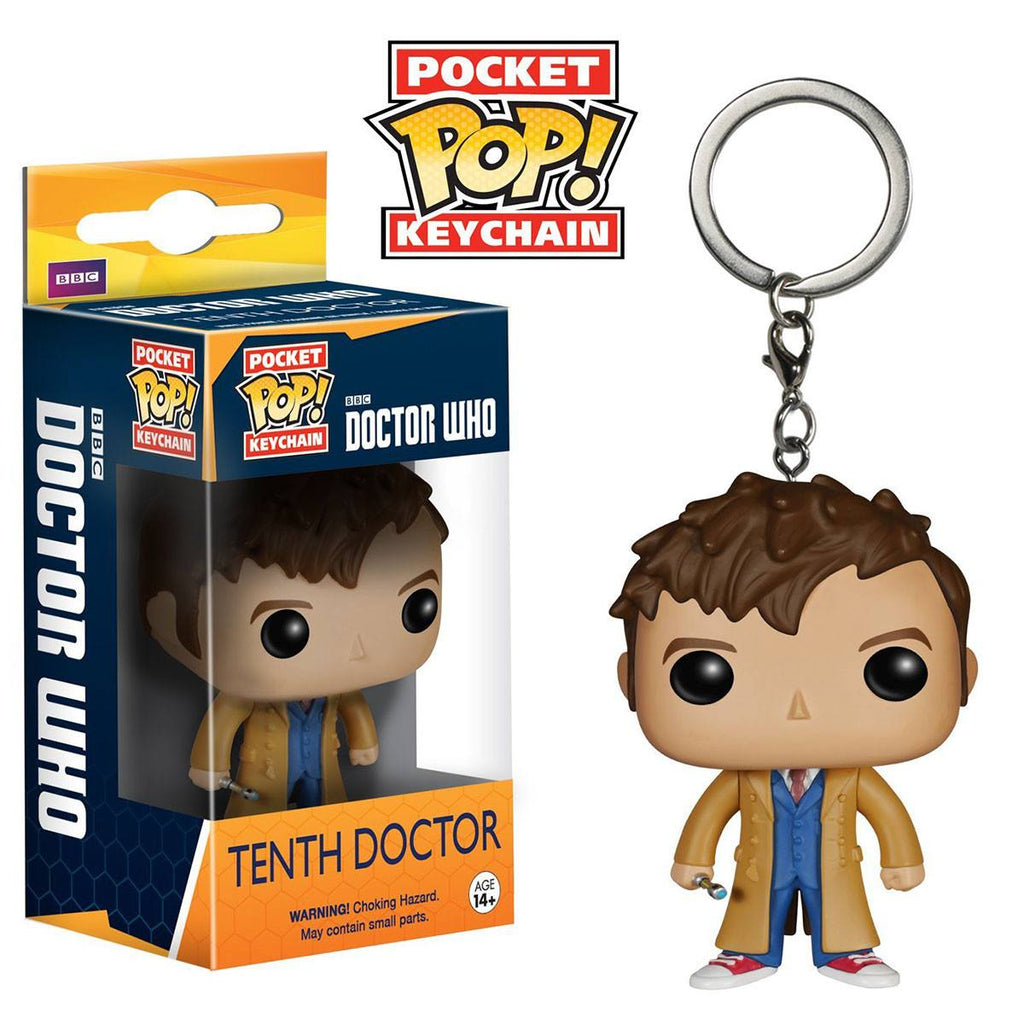 Doctor Who Pocket POP Tenth Doctor Vinyl Figure Keychain