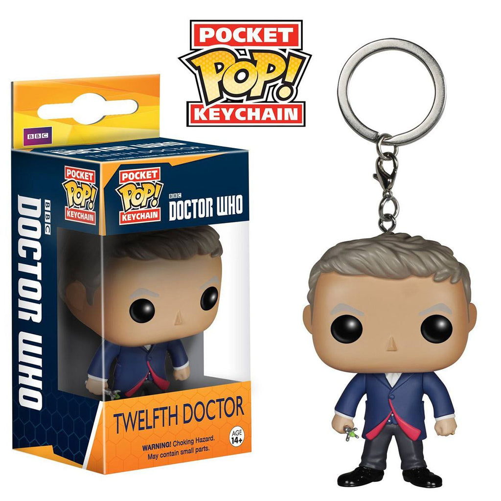 Doctor Who Pocket POP Twelfth Doctor Vinyl Figure Keychain - Radar Toys