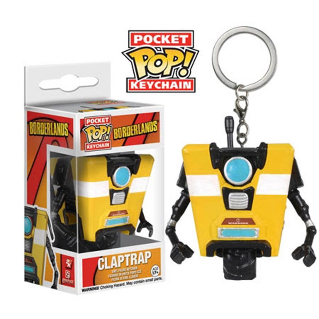 Funko Borderlands Pocket POP Claptrap Vinyl Figure Keychain