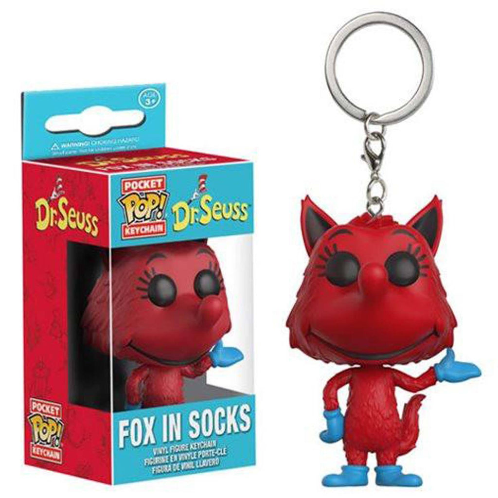 Funko Dr. Seuss Pocket POP Fox In Socks Vinyl Keychain