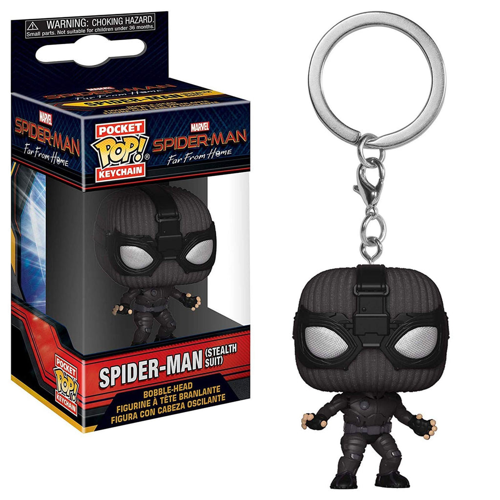 Funko Spider-Man Far From Home Pocket POP Stealth Suit Figure Keychain
