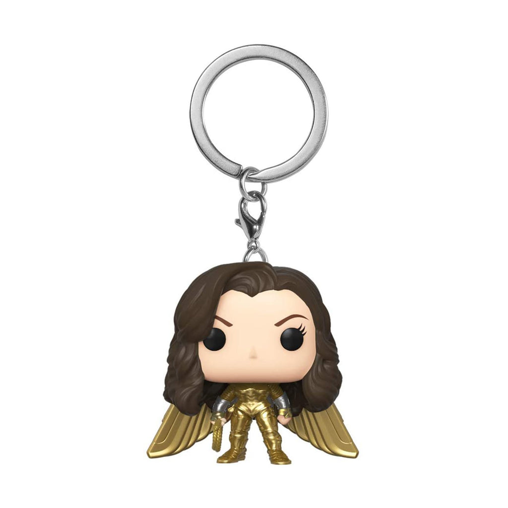 Funko Wonder Woman 84 Pocket POP Golden Armor Flying Keychain