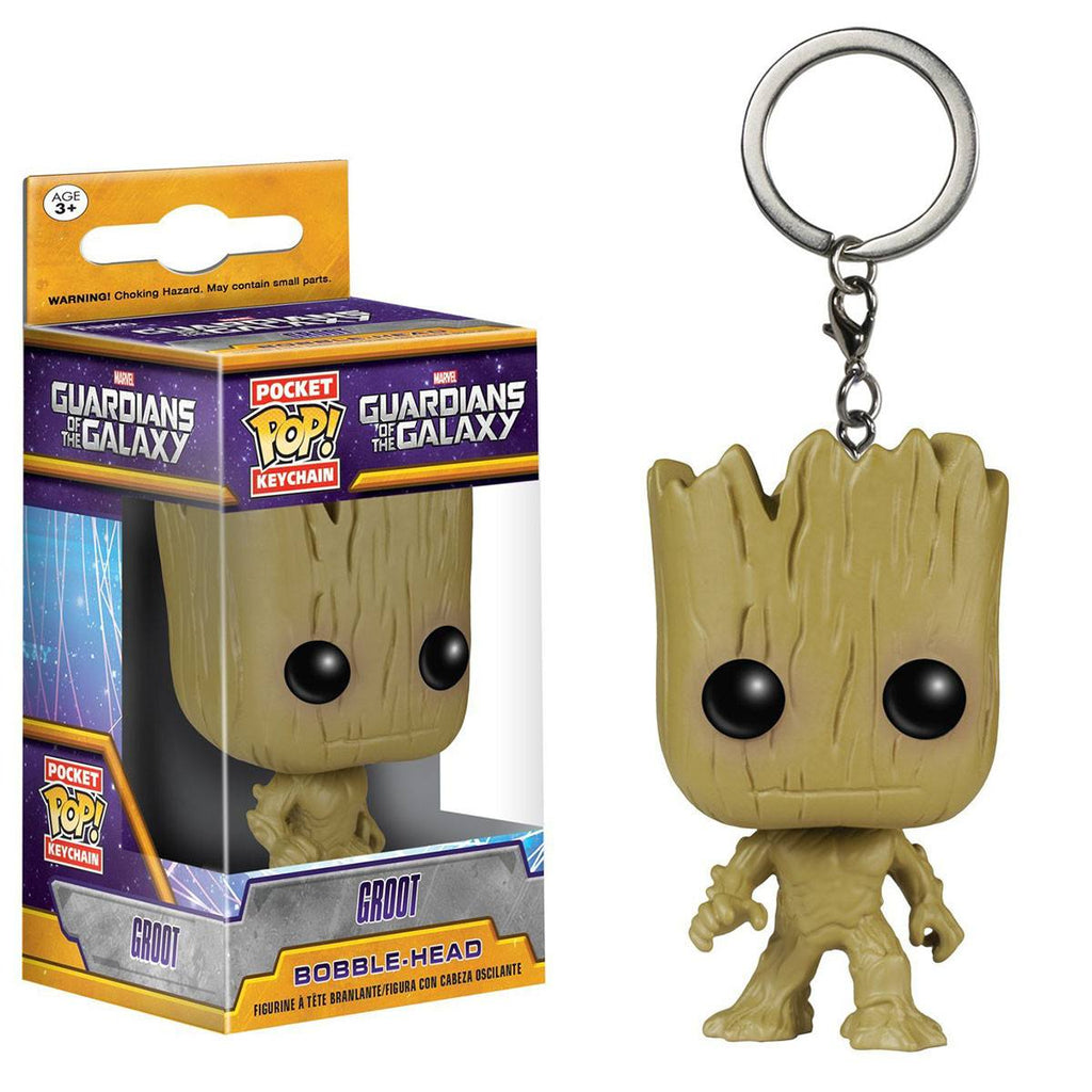 Guardians Of The Galaxy Pocket POP Groot Vinyl Figure Keychain - Radar Toys