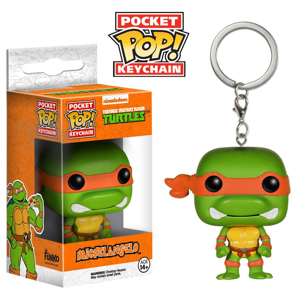 Teenage Mutant Ninja Turtles Pocket POP Michelangelo Keychain - Radar Toys