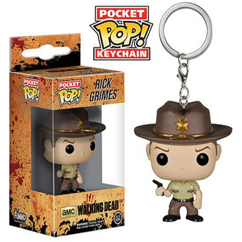 Walking Dead Pocket POP Rick Grimes Vinyl Figure Keychain