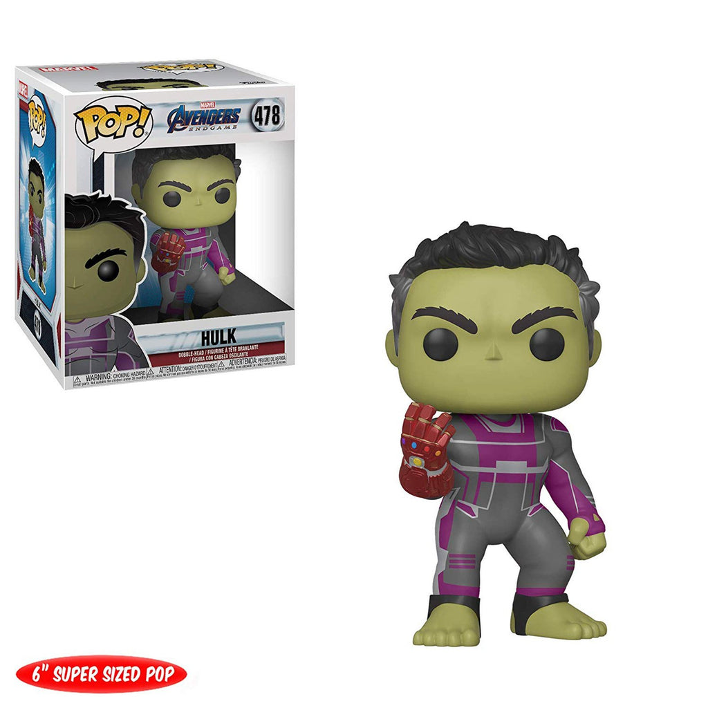 Funko Avengers Endgame POP Hulk With Gauntlet Vinyl Figure Set