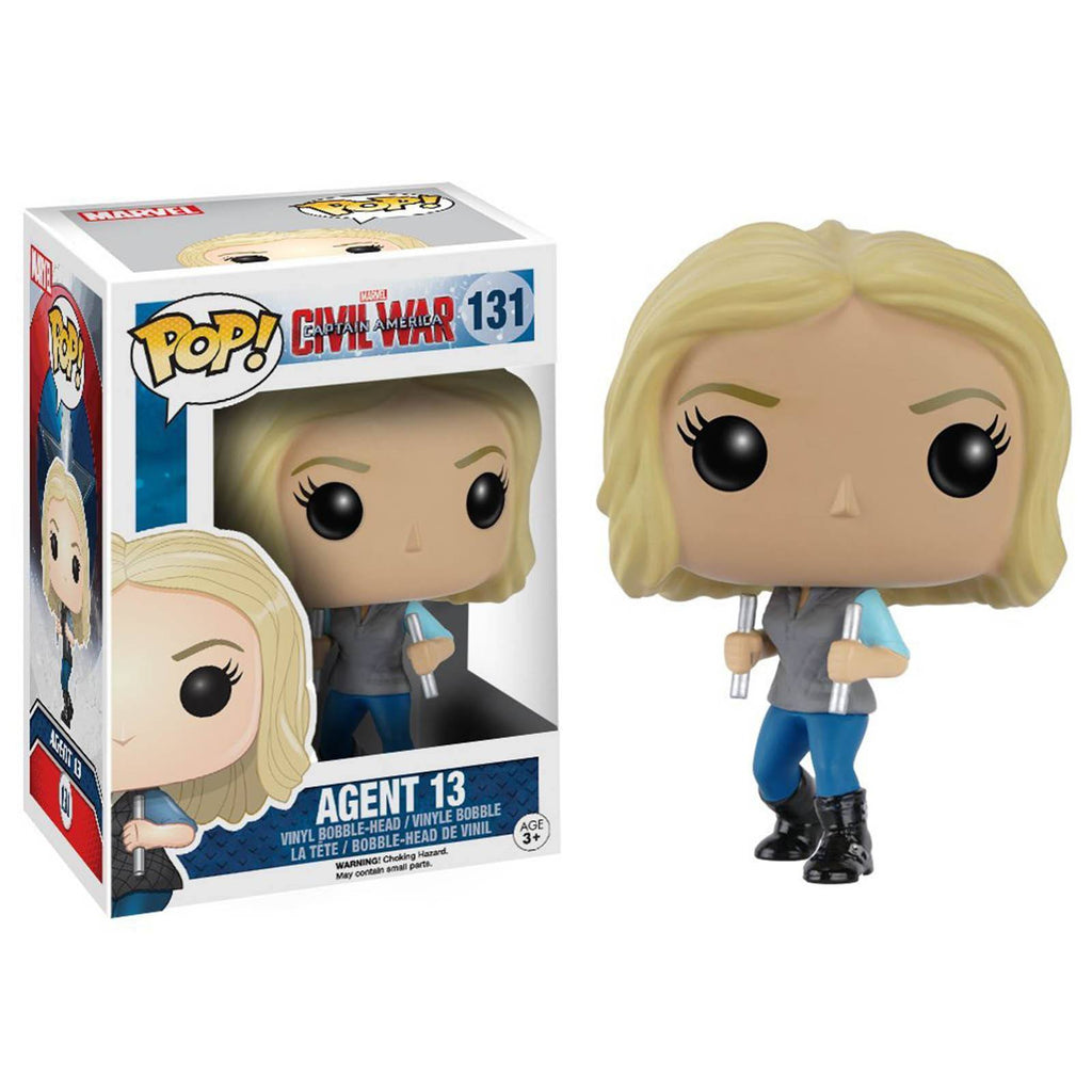 Funko Civil War POP Agent 13 Bobble Head Vinyl Figure