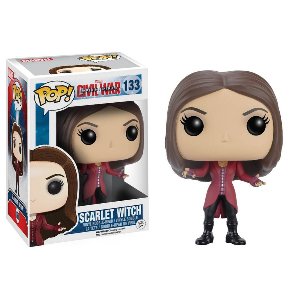 Funko Civil War POP Scarlet Witch Bobble Head Vinyl Figure