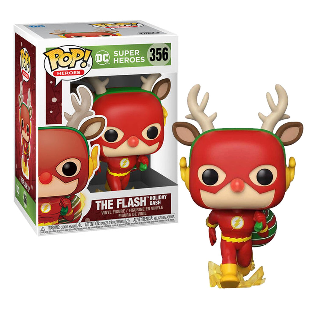 Funko DC POP Holiday The Flash Rudolph Dash Vinyl Figure