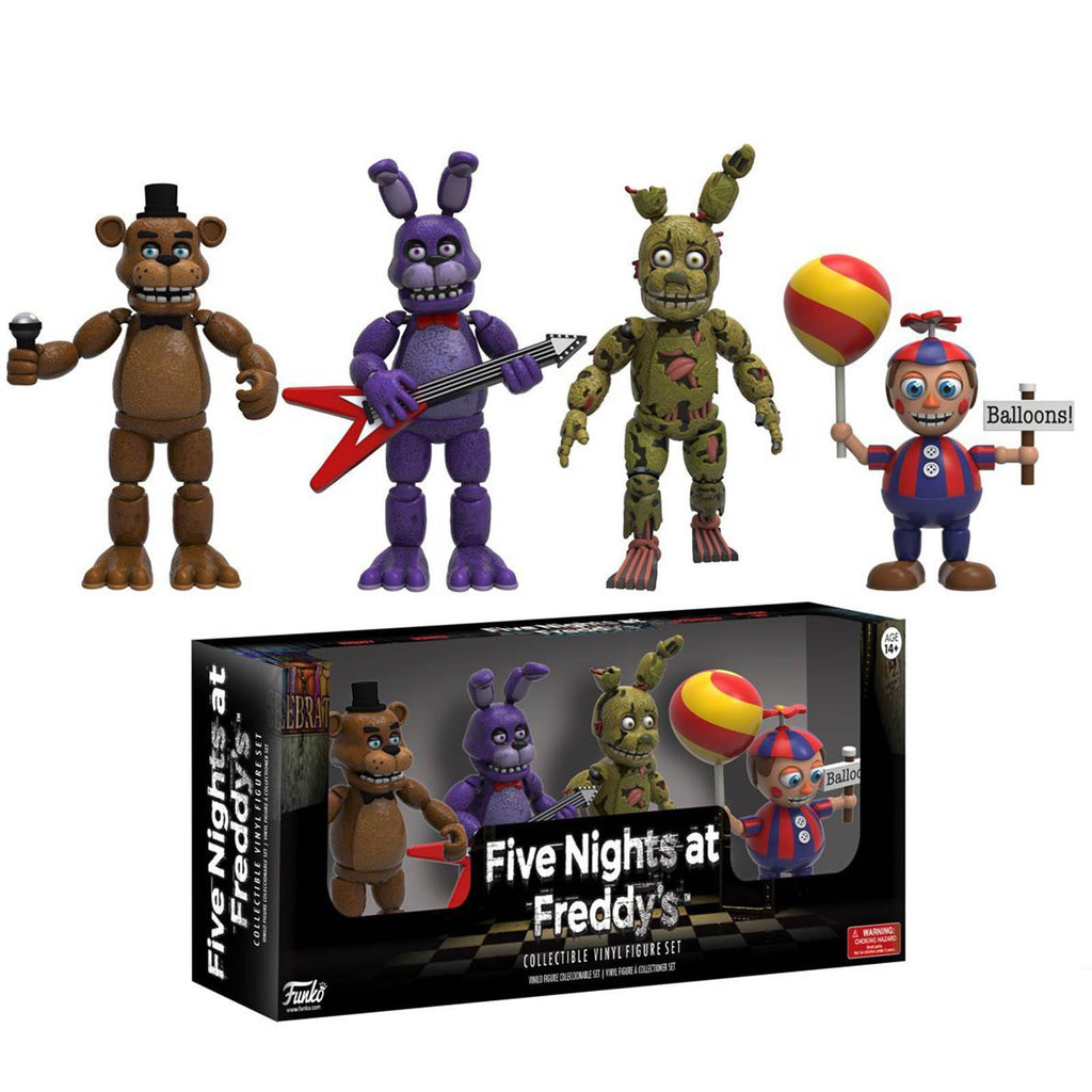 Funko Five Nights at Freddy's 4 Pack Set Two Vinyl Figures