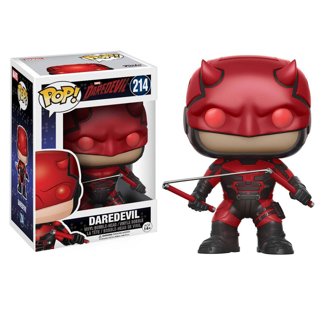 Funko Marvel Daredevil POP Daredevil With Helmet Vinyl Figure - Radar Toys