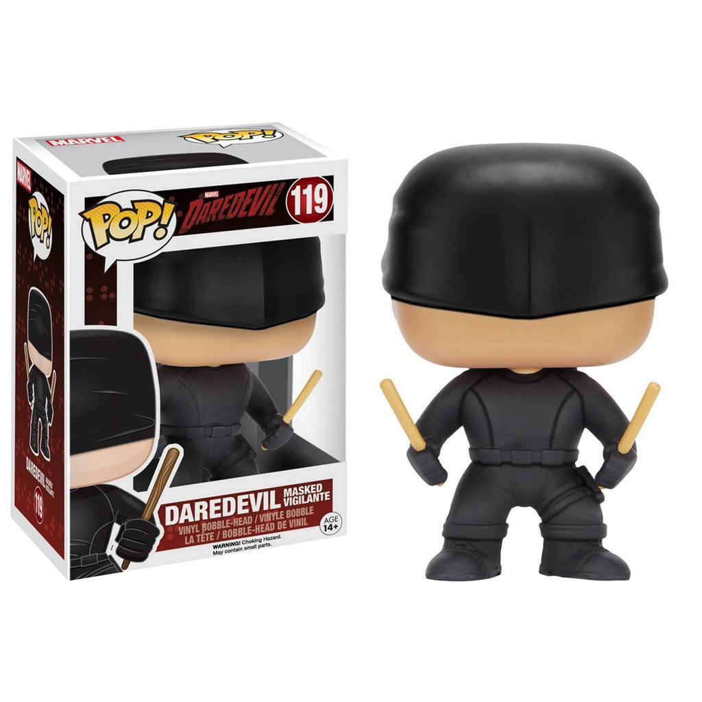 Funko Marvel Daredevil POP Masked Vigilante Bobble Head Vinyl Figure