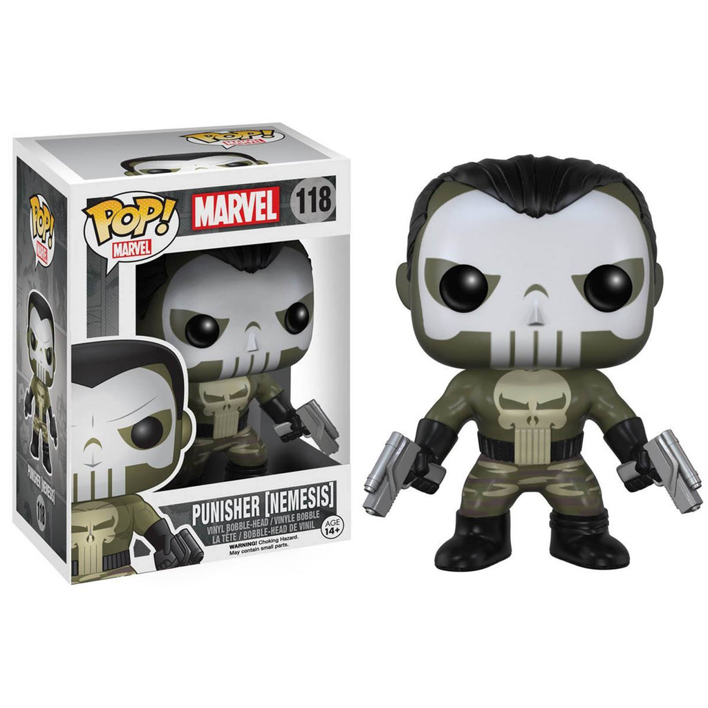 Funko Marvel Punisher POP Nemesis Punisher Bobble Head Vinyl Figure