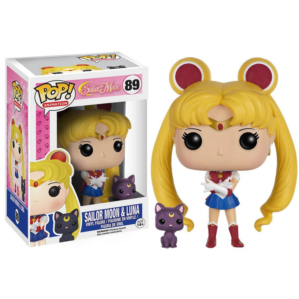 Funko Sailor Moon POP Sailor Moon With Luna Vinyl Figure