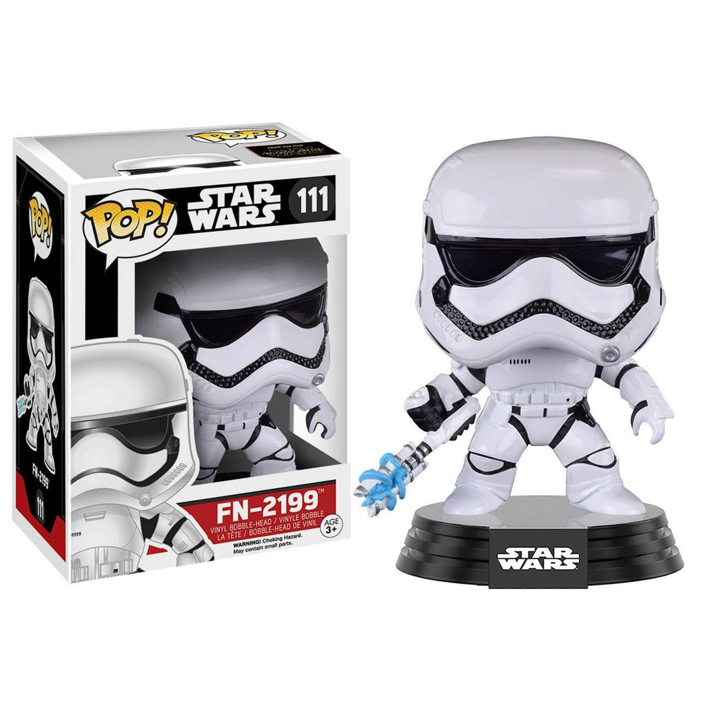 Funko Star Wars Force Awakens POP FN-2199 Trooper Bobble Head Vinyl Figure