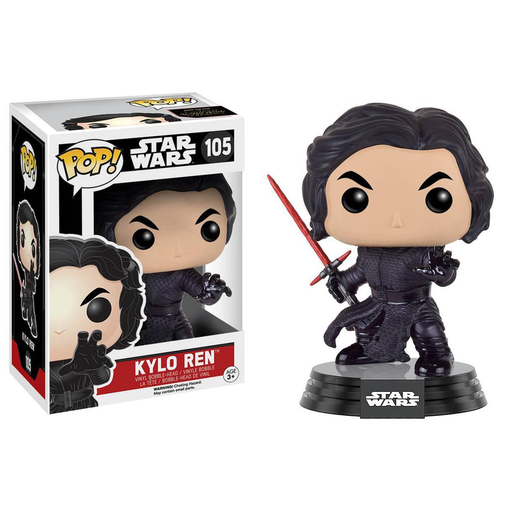 Funko Star Wars Force Awakens POP Kylo Ren Battle Bobble Head Vinyl Figure