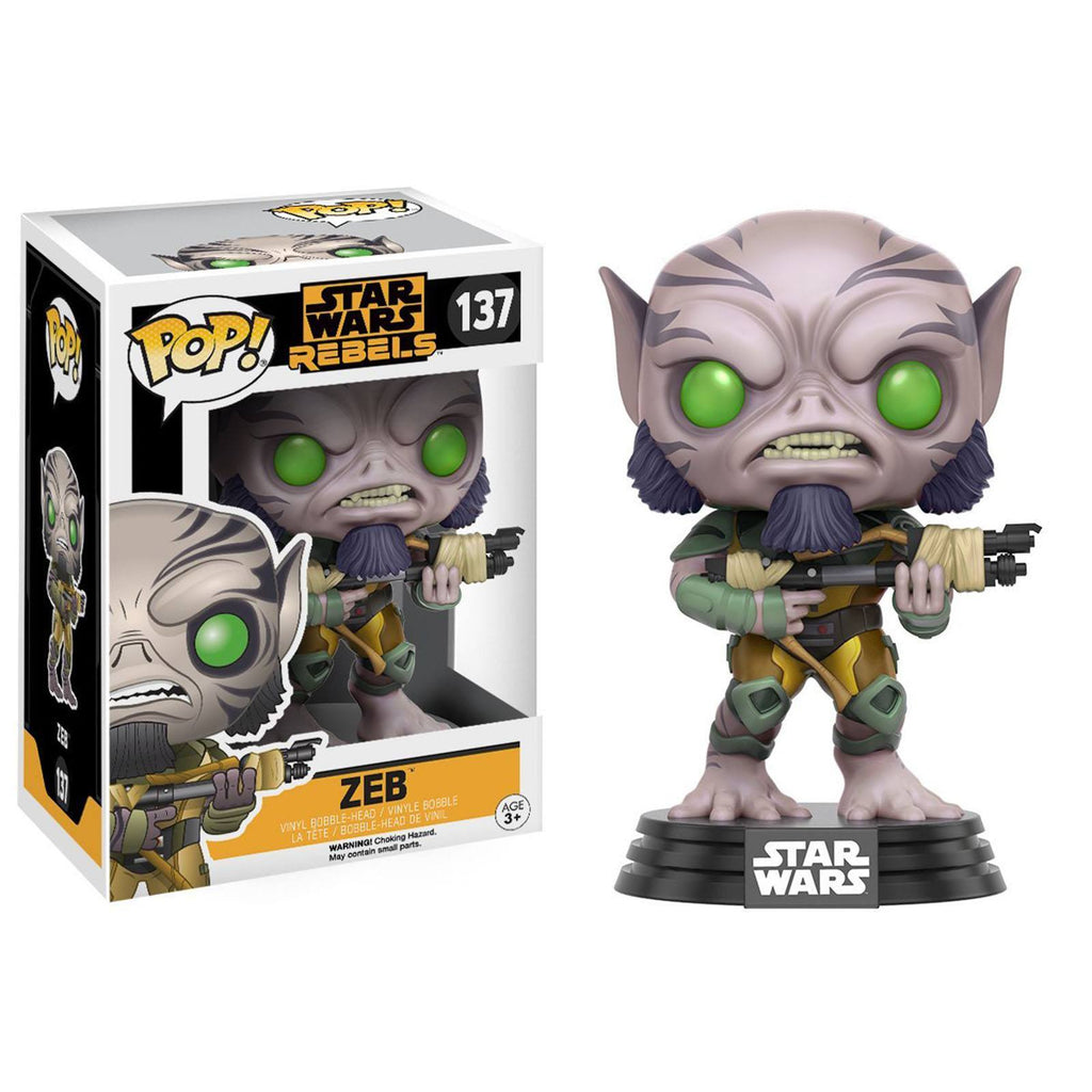 Funko Star Wars Rebels POP Zeb Bobble Head Vinyl Figure