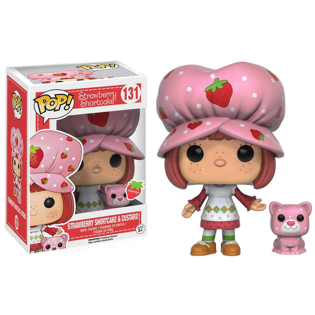 Funko Strawberry Shortcake POP Strawberry Shortcake And Custard Figures