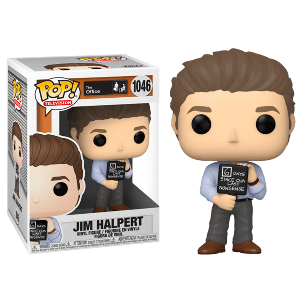 Funko The Office POP Jim Halpert Nonsense Sign Vinyl Figure