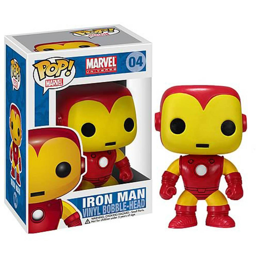 Marvel POP Classic Iron Man Bobble Head Vinyl Figure
