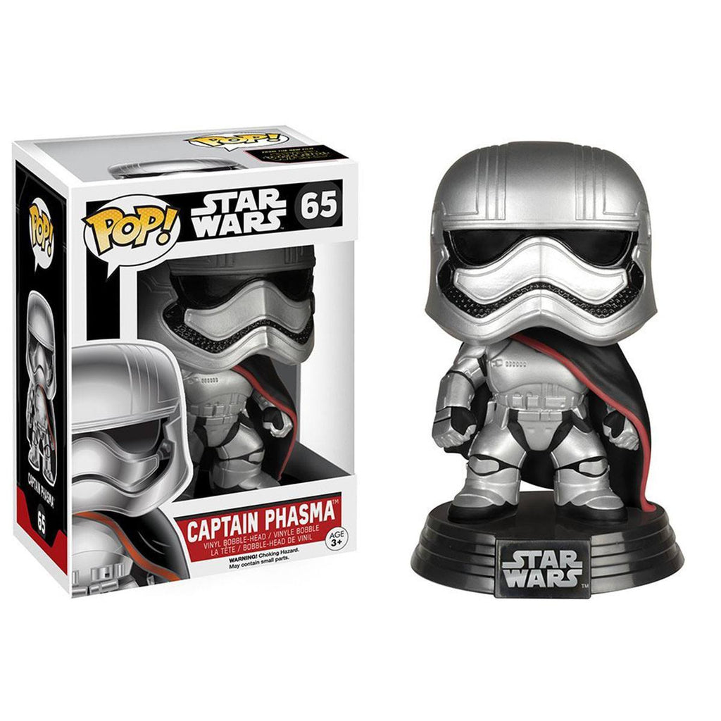 Star Wars Force Awakens POP Captain Phasma Bobble Head Vinyl Figure
