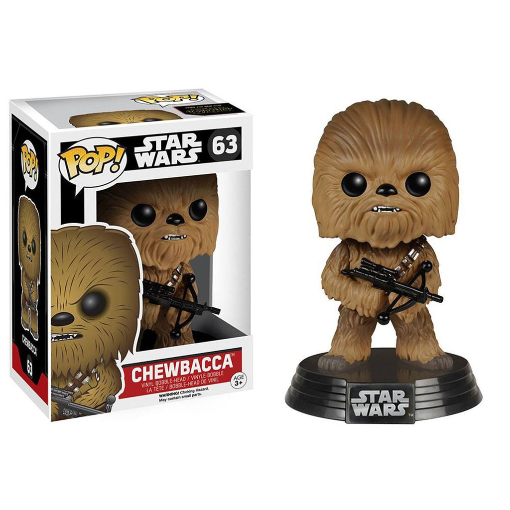 Star Wars Force Awakens POP Chewbacca Bobble Head Vinyl Figure