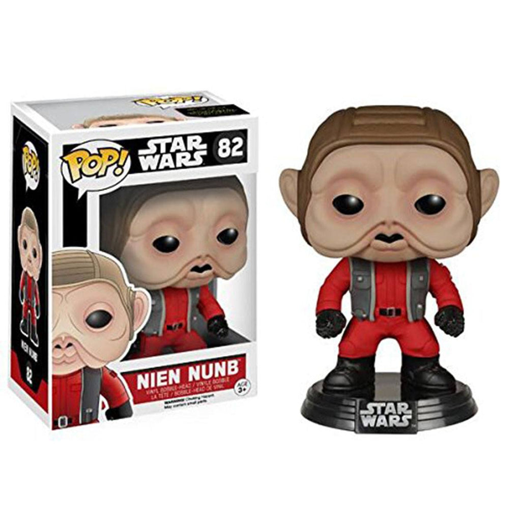 Star Wars Force Awakens POP Nien Nunb Bobble Head Vinyl Figure
