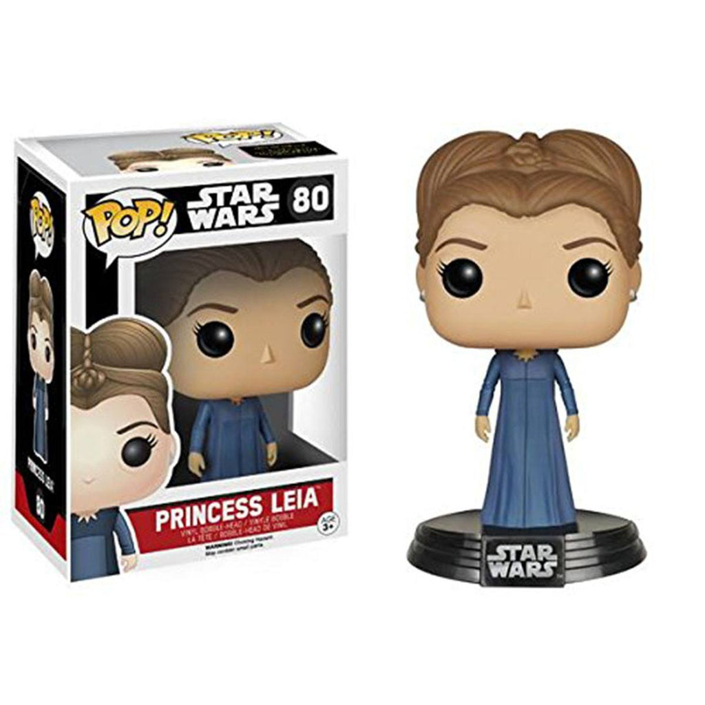 Star Wars Force Awakens POP Princess Leia Bobble Head Vinyl Figure