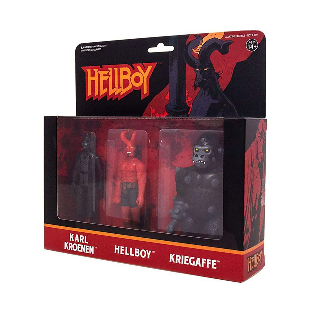 Super7 Hellboy Pack A 3 Figure Reaction Figure Set
