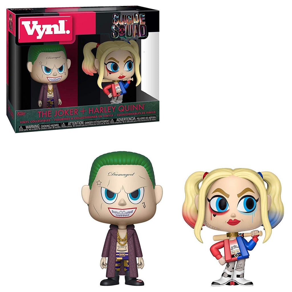 DC Suicide Squad Vynl Joker Harley Quinn Figure Set
